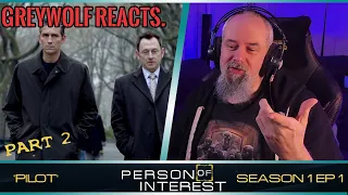 Person Of Interest Episode 1x1 'Pilot' (Part 2) | REACTION & REVIEW