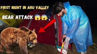 👉First Night Camp  In Arru Velley ||Bear Attack Our Tent😱😱...Watch full video....