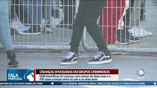 64 crianças envolvidas em grupos criminosos