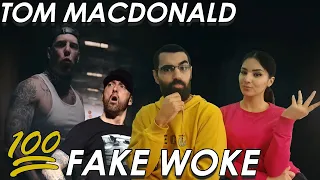 EMINEM DISS OR NAH?! | Tom MacDonald - Fake Woke (Official video REACTION in Arabic/English!!)