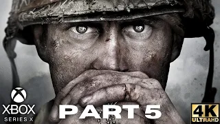 Call of Duty: WWII Campaign Walkthrough Gameplay Part 5: Liberation | Xbox Series X, Xbox One | 4K