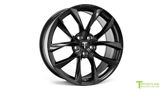 19” TSS Flow Forged Wheel for the Tesla Model 3 & Tesla Model S in Matte Black