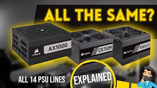 The Differences Between All of Corsair's PSU Lines