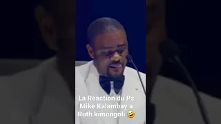 La reaction du Ps Mike Kalambay sur la Prestation de Ruth kimongoli #maajabugospel #shorts