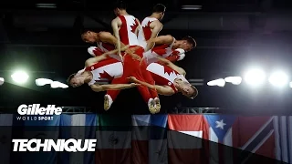 Trampolining technique with Jason Burnett | Gillette World Sport