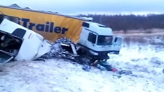 Russian Car Crash Compilation 18 02 2016 , Russian Road Rage