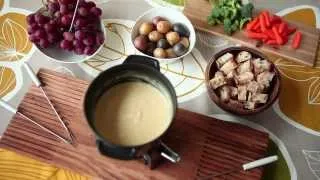 Klassieke kaasfondue