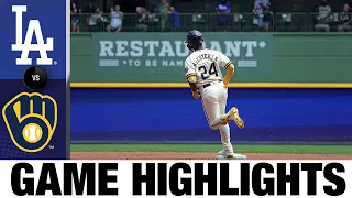 Dodgers vs. Brewers Game Highlights (8/18/22) | MLB Highlights