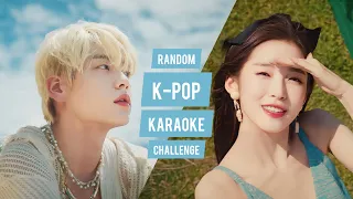 k-pop random karaoke challenge | old & new | girl group + boy group + soloist