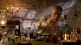 ASMR Apothecary Lotions and Potions (no talking, bubbling water,  measuring, weighing, 1800s)