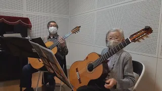 白寿のひく"二つのギター"～98 years old's "two guitars"