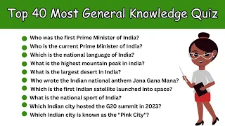 40 Most General Knowledge Questions and Answer | Indian GK | Indian general knowledge #gk