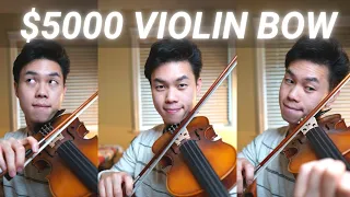 $30 vs $500 vs $5k Violin Bow Review & Comparison