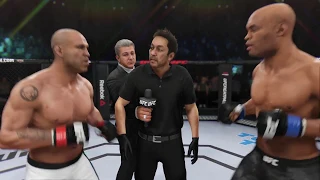 Wanderlei Silva vs. Anderson Silva (EA sports UFC 3) - CPU vs. CPU - Crazy UFC 👊🤪
