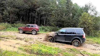 NIVA & Land Rover Freelander [ОФф-роуд]Бездорожье.