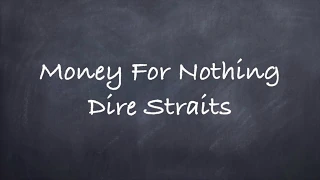 Money for Nothing-Dire Straits Lyrics