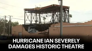 Hurricane Ian batters historic Florida theatre