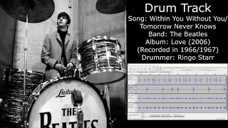 Within You Without You/Tomorrow Never Knows (The Beatles) • Drum Track