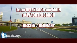 ROAD TRIP: from OFFENBACH am MAIN to WÄCHTERSBACH / HESSEN / GERMANY / APRIL 2017