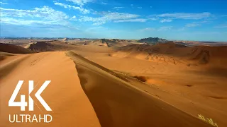 8 HOURS Desert Wind Sounds Blowing Across Sand Dunes - 4K Nature Soundscapes