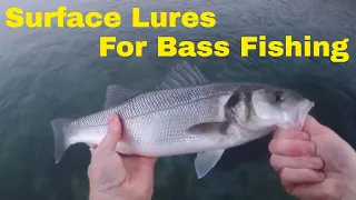 Surface lures for Bass fishing UK -  Great Surface lure fishing.