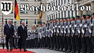 Militärische Ehren der Bundeswehr für König Charles III. vor dem Brandenburger Tor - Wachbataillon