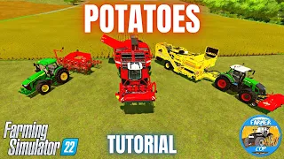 HOW TO GROW POTATOES - Farming Simulator 22