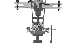 Main rotor of helicopter animation