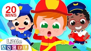 What Do You Want to Be? | Jobs & Occupations Song For Kids by Little Angel