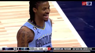 Ja Morant gets Ejected and Daps up Anthony Edwards After : Timberwolves Vs. Grizzlies 11-30-22