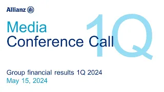 Allianz Financial Results 1Q 2024: Media Call