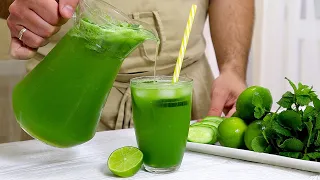 INCREDIBLE lemonade! 🥒🍋 Cook for 1 minute! USEFUL and DELICIOUS!