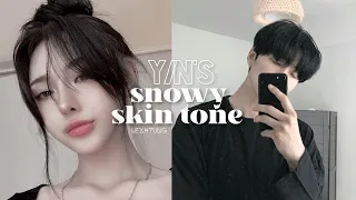 Y/N’s “snowy skin tone” ; natural pale white skin !! ~ 9999999x forced subliminal