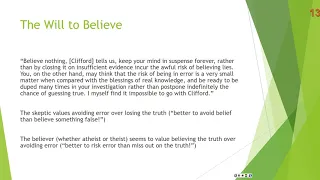 The Ethics of Belief - William James