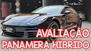 Avaliação Porsche Panamera Híbrida 2017 - VOA COMO UM 911 E BEBE COMO UM UNO COM ESCADA NO TETO!