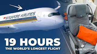 Flying the WORLD'S LONGEST FLIGHT on Singapore Airlines A350