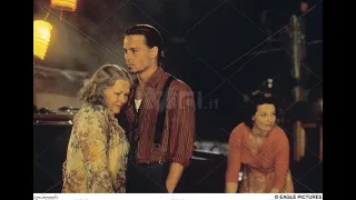 JUDI DENCH AND JOHNNY DEPP DANCE IN THE MAKING OF "CHOCOLAT"