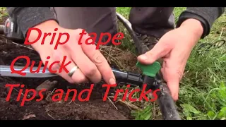 Drip Tape Irrigation- Installation Tips