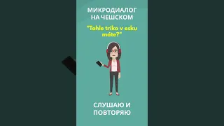 Диалог на чешском "Tohle triko v esku máte?" | Минутка чешского языка | Повседневные фразы