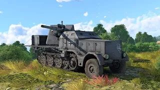 War Thunder: 8,8 cm Flak 37 Sfl. German Tank Destroyer Gameplay [1440p 60FPS]