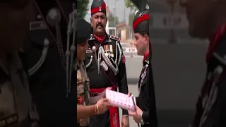 Punjab: Pakistan Rangers, BSF exchange sweets at Attari-Wagah border | India-Pakistan News