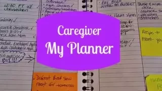 CAREGIVING PLANNER | MY WEEKLY PLANNER | FAMILY CAREGIVER | DeeLovelyLife