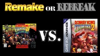 ROR: Donkey Kong Country 2 Diddy's Kong Quest (SNES Vs. GBA)