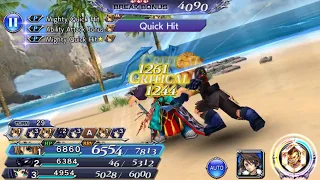 Global【DFFOO】Tidus LC lv 90 [Hard] - 72 Turns {17585 Score}