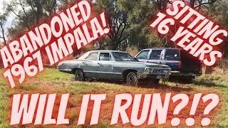 1967 Chevrolet Impala Abandoned for 16 Years! Will it Run?!? The rustiest frame we've seen to date!