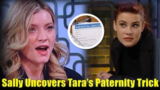 Y&R Spoilers Sally exposes Tara's fake DNA results, the fact that Kyle is not Harrison's father