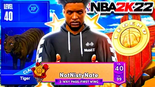 I HIT LEGEND UNLOCKING *NEW* LEGEND REWARDS TIGER & PARROT ON NBA 2K22 NEXT GEN! LEVEL 40 SEASON 4