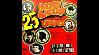 K-Tel Compilation Collection-25 Rockin' & Rollin' Greats-Full LP-Vinyl Rip- Scratch Free! Rega RP6