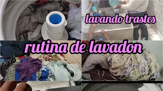 mi rutina de lavado con detergente económico