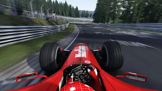 The F2004 at the Nürburgring Nordschleife is an ABSOLUTE MONSTER! 😍